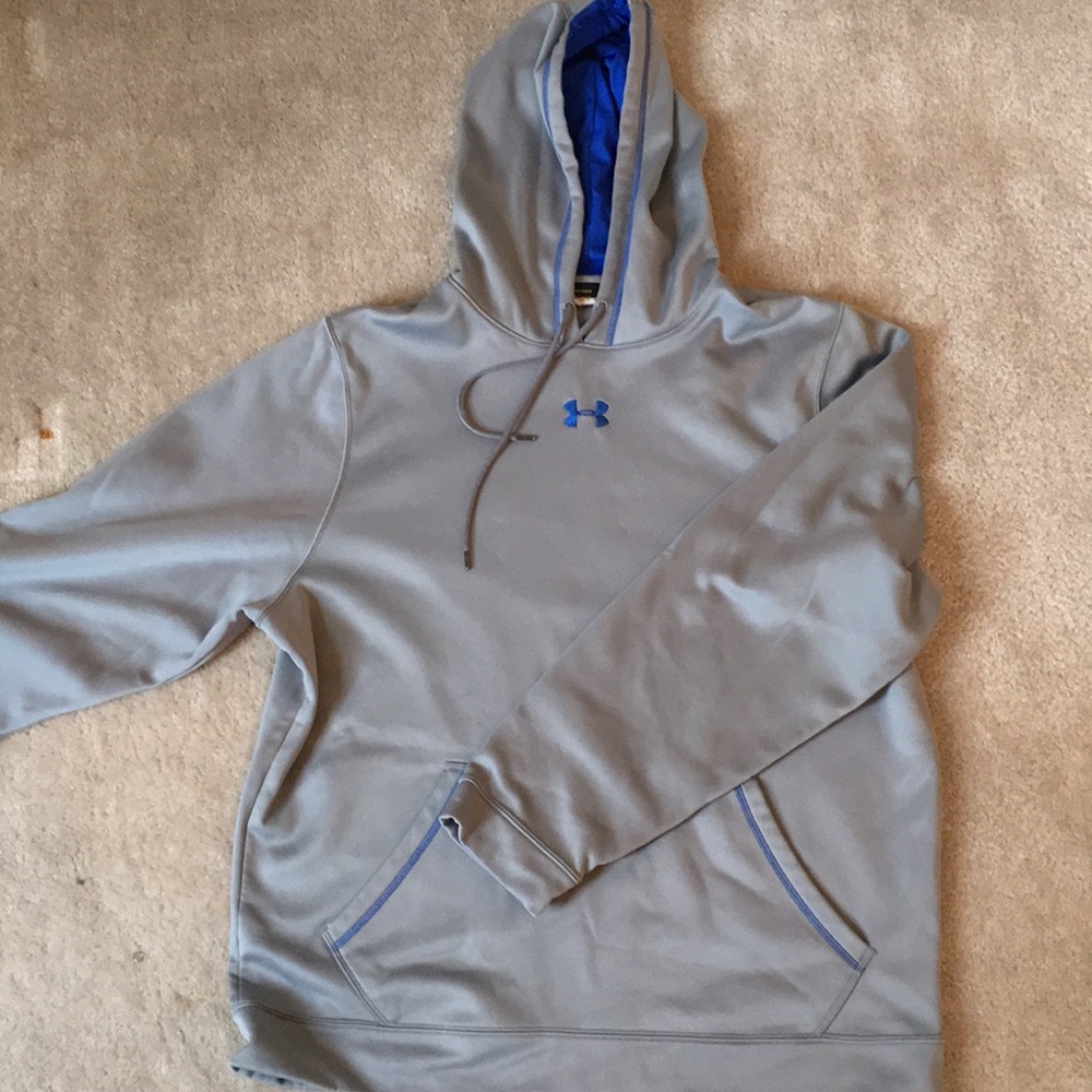 Men’s Under Armour hoodie gray size Large
